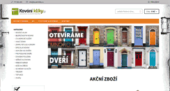 Desktop Screenshot of kovani-kliky.cz