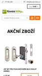 Mobile Screenshot of kovani-kliky.cz